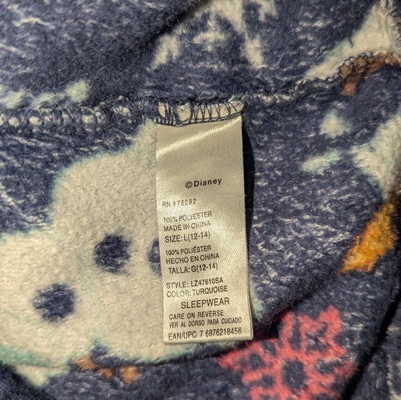 Olaf/Frozen Fleece Pajama Pants - Picture 2 of 2